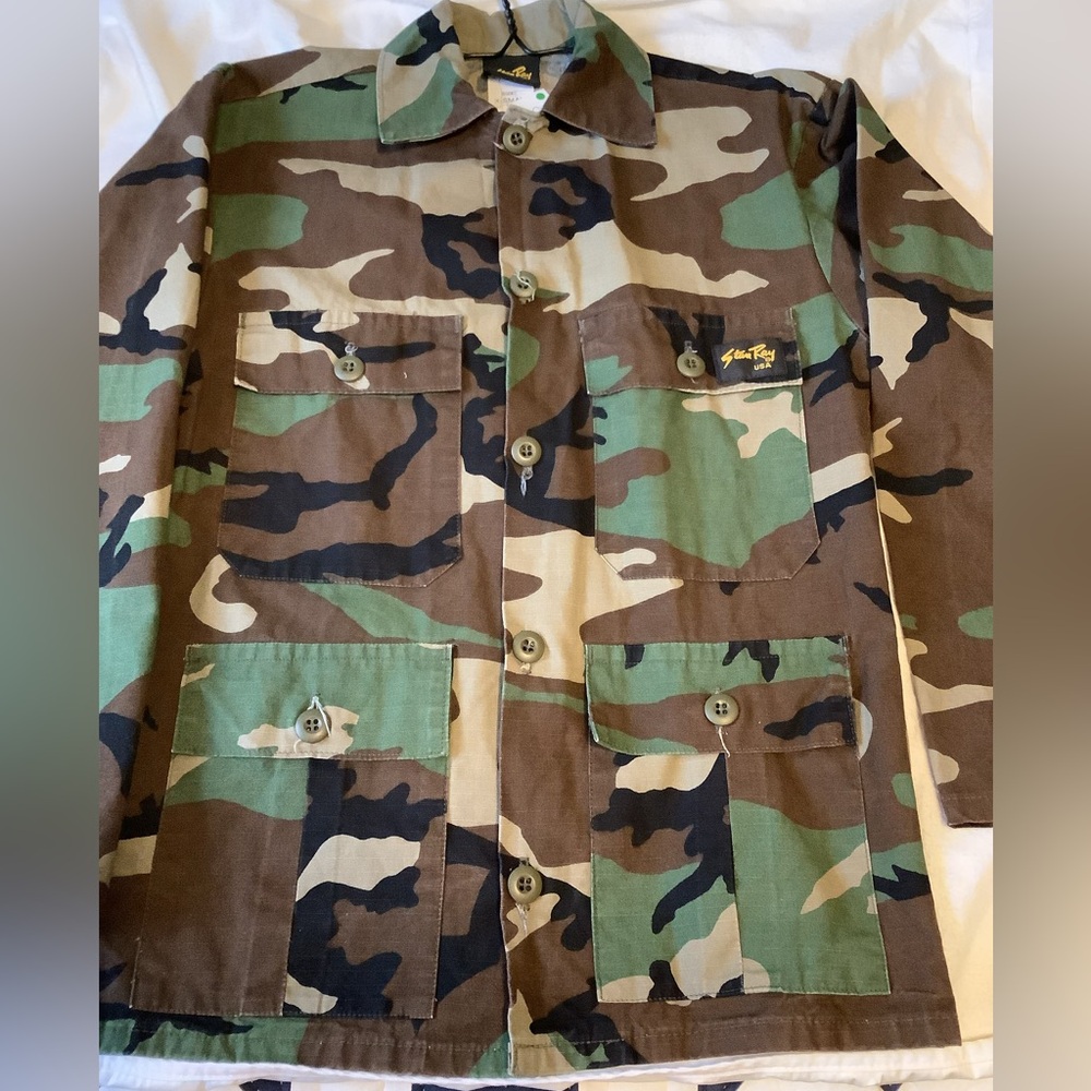 Stan Ray Camouflage Button-Up Jacket
